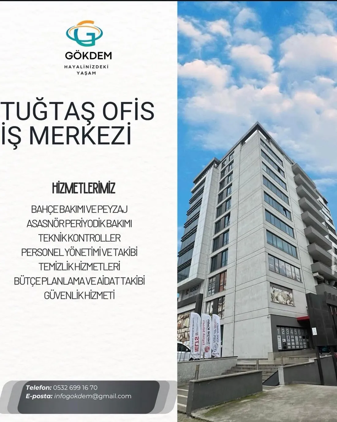 Tuğtaş Ofis İş Merkezi önceki referans tanıtım görseli